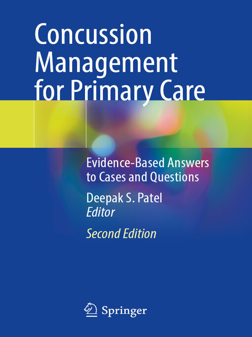 Title details for Concussion Management for Primary Care by Deepak S. Patel - Available